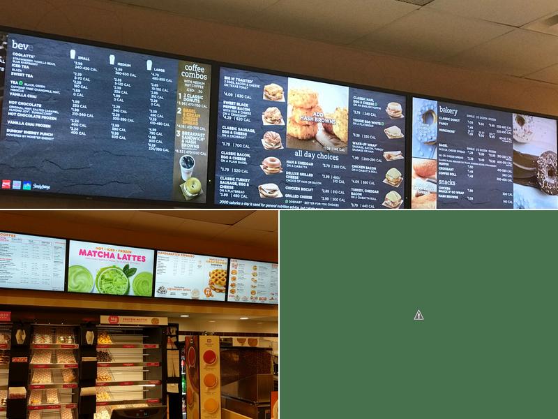 Dunkin' Menu