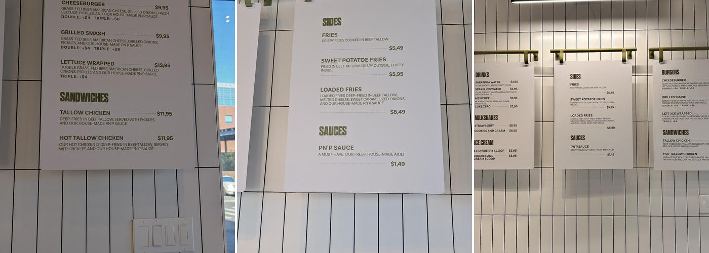 SMASHA Menu