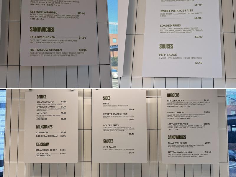 SMASHA Menu