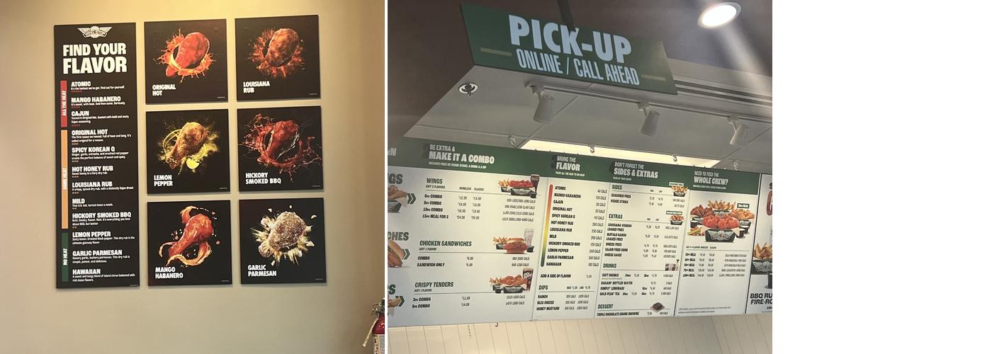 Wingstop Menu