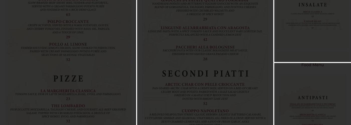 Teatro Menu