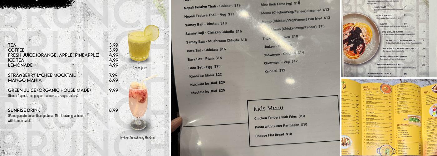 Moksha EATS Menu