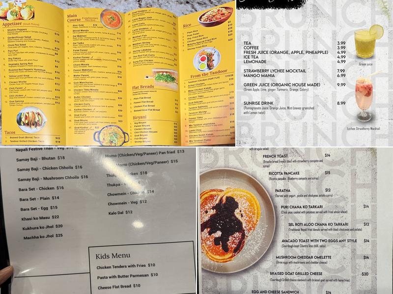 Moksha EATS Menu