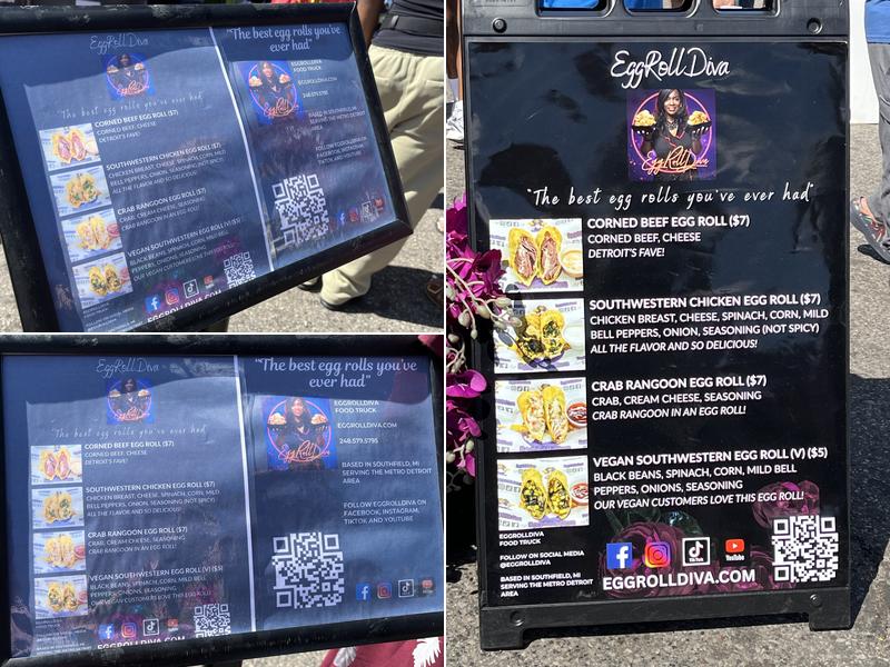 EggRollDiva Menu