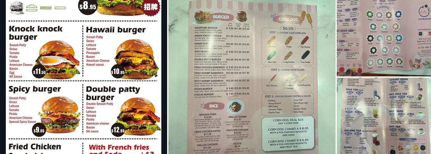 Knock Knock Menu