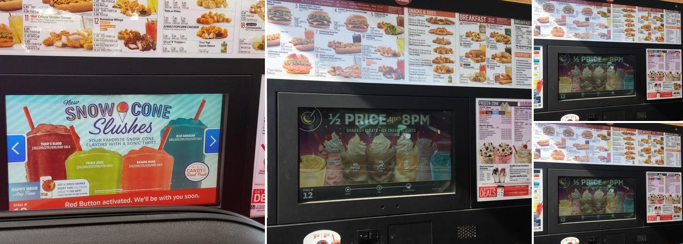Sonic Drive-In Menu