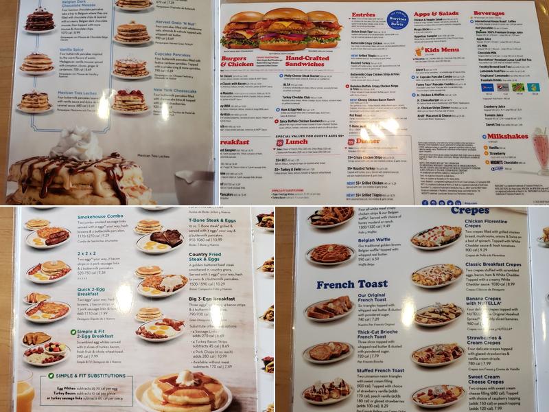 IHOP Menu