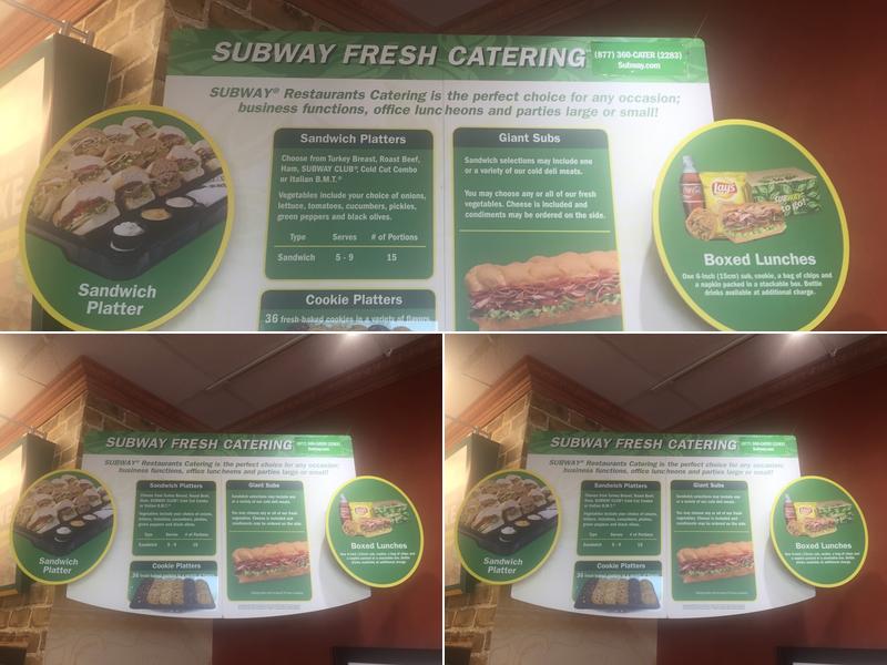 Subway Menu