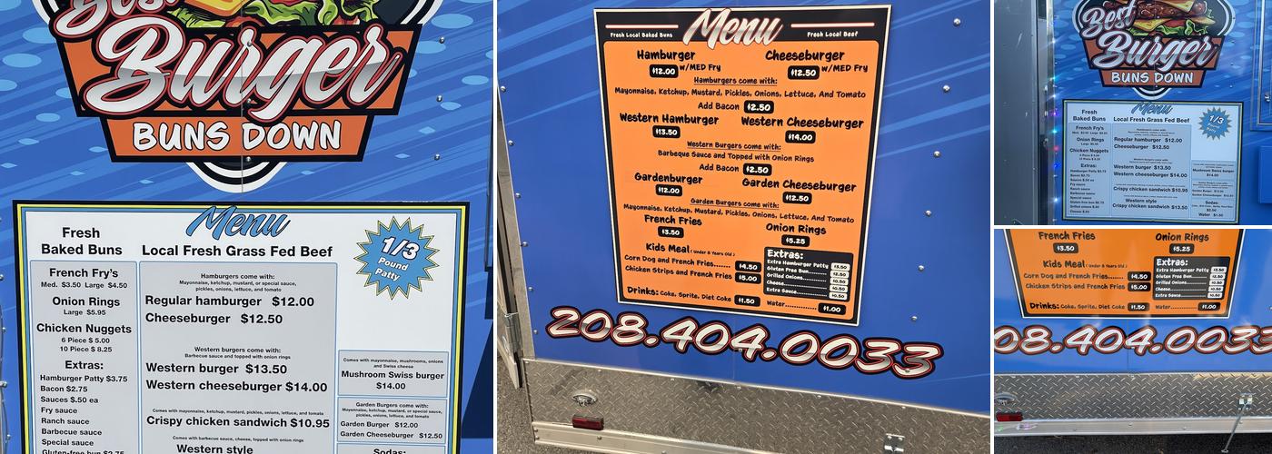 Best Burger Menu