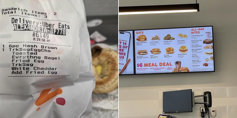 Dunkin' Menu