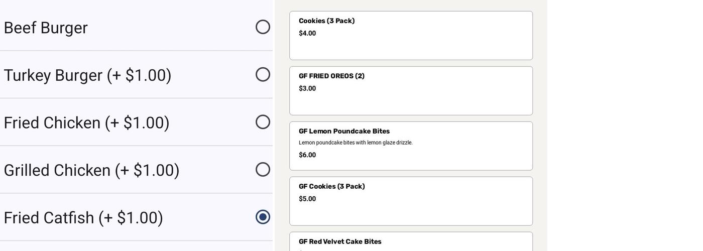 On A Bun Menu