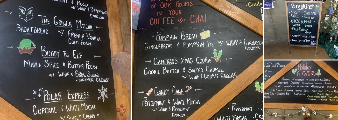 Creekside Cafe Menu