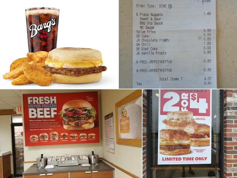 Wendy's Menu