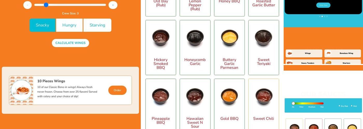 ATL Wing Spot Menu