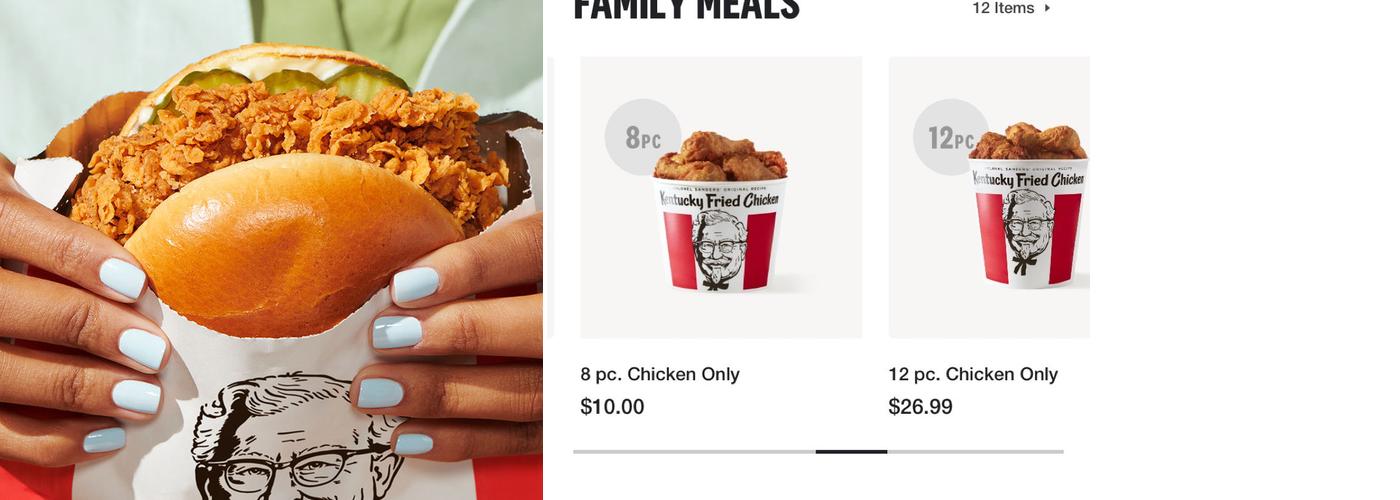 KFC Menu