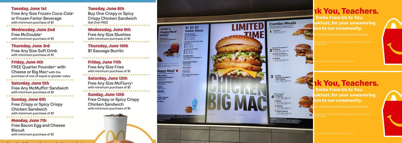 McDonald's Menu