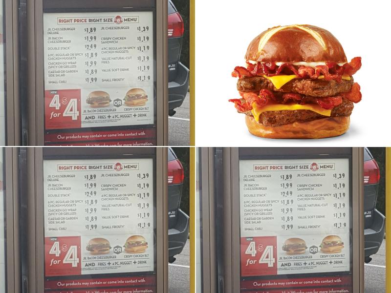 Wendy's Menu