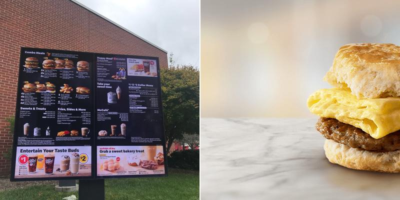 McDonald's Menu