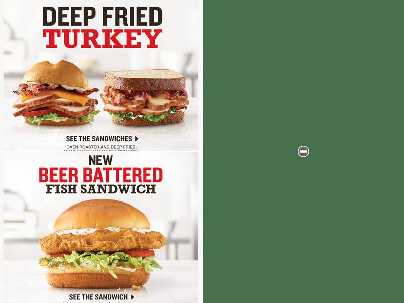 Arby's Menu