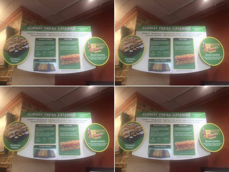 Subway Menu