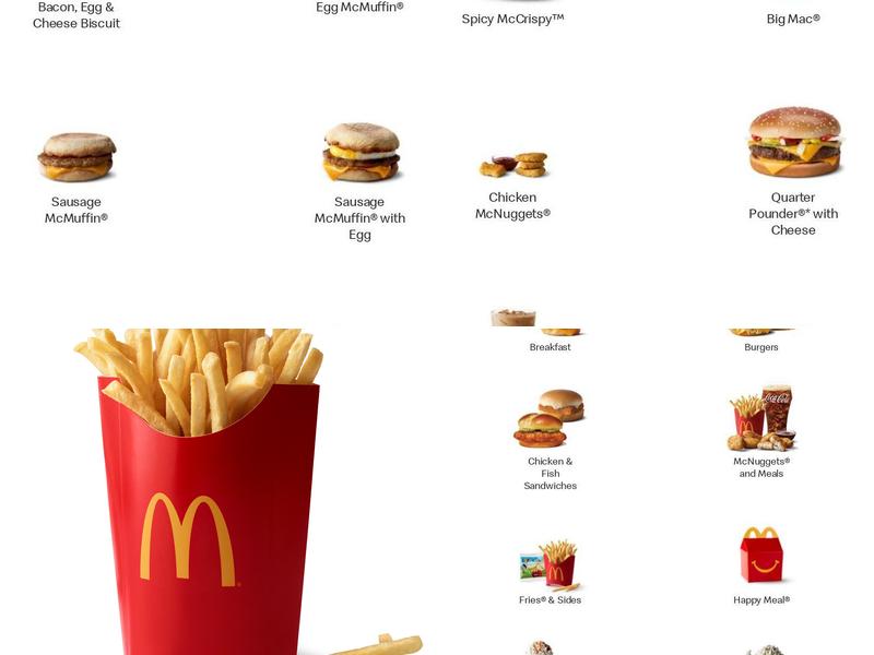 McDonald's Menu
