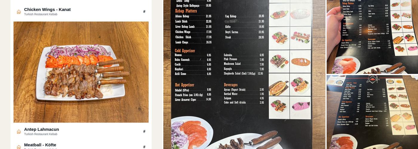 Kebap Lounge Menu