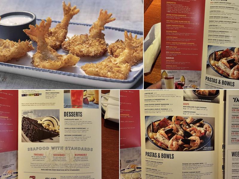 Red Lobster Menu