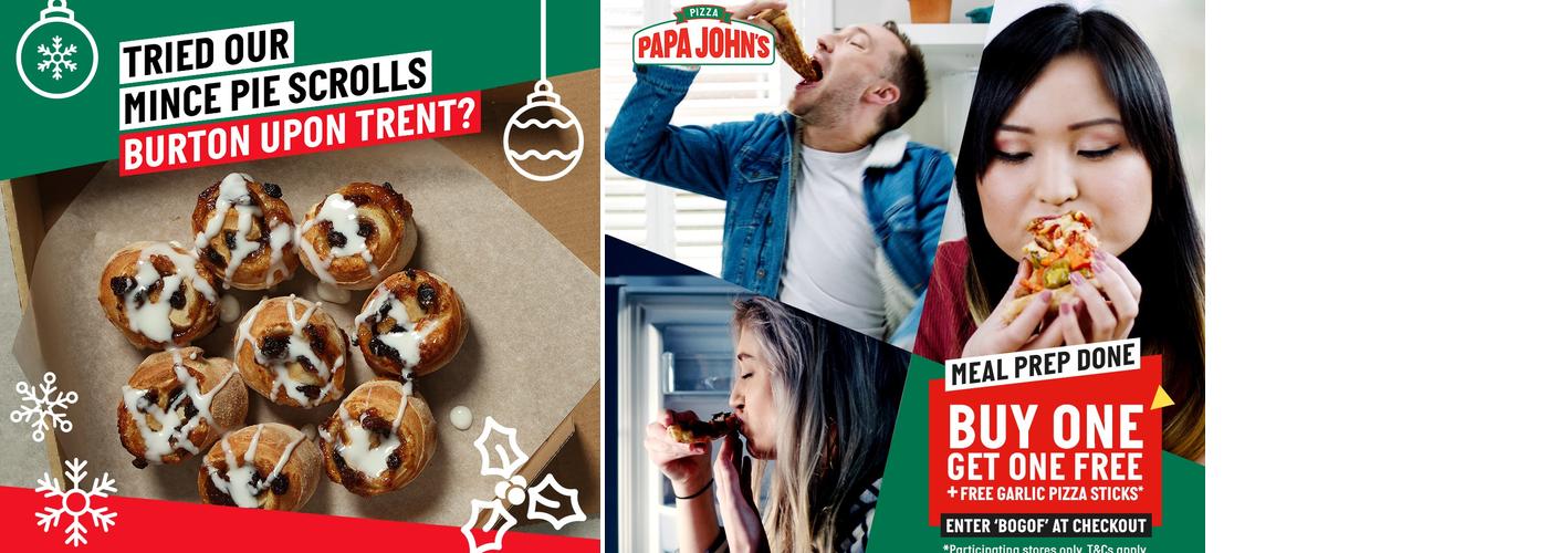 Papa Johns Pizza Menu