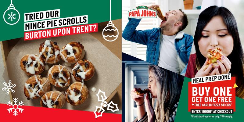 Papa Johns Pizza Menu