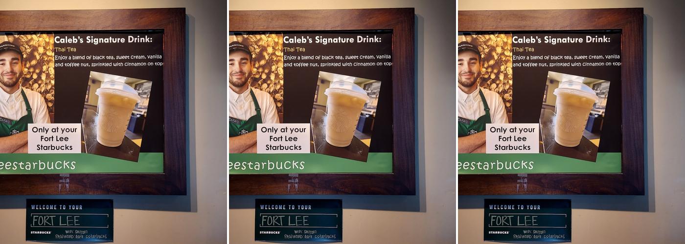 Starbucks Menu