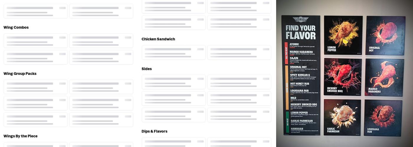 Wingstop Menu