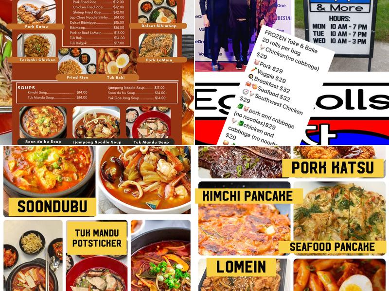 Egg rolls 여자 and more Menu