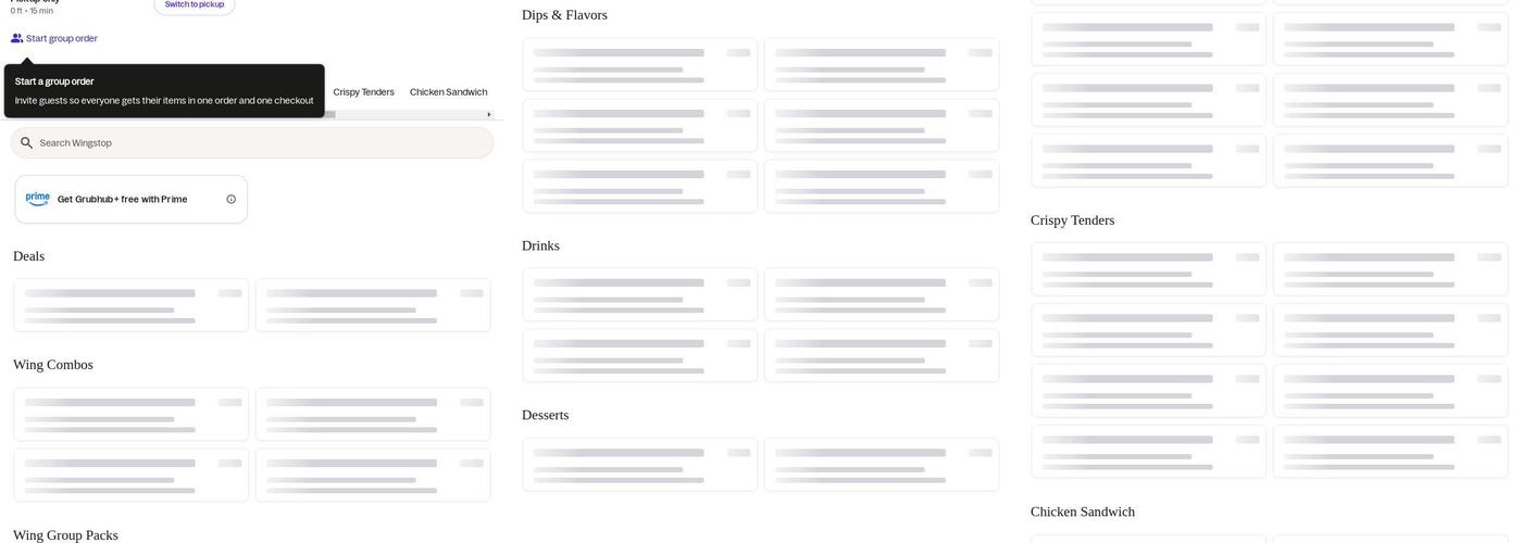 Wingstop Menu