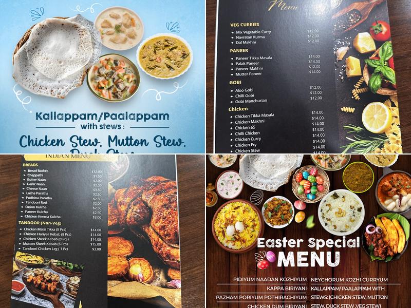 Curry Days Menu