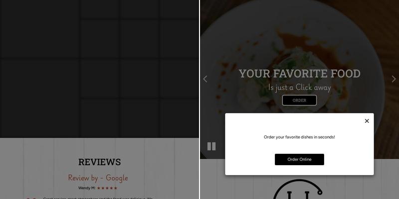 Corner House Restaurant Menu