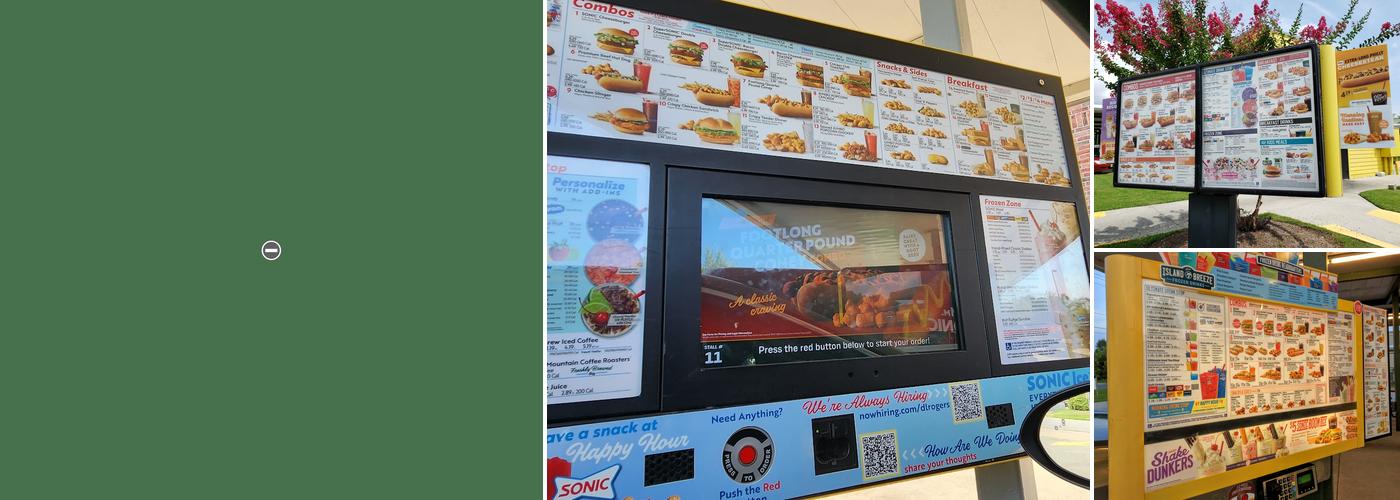 Sonic Drive-In Menu