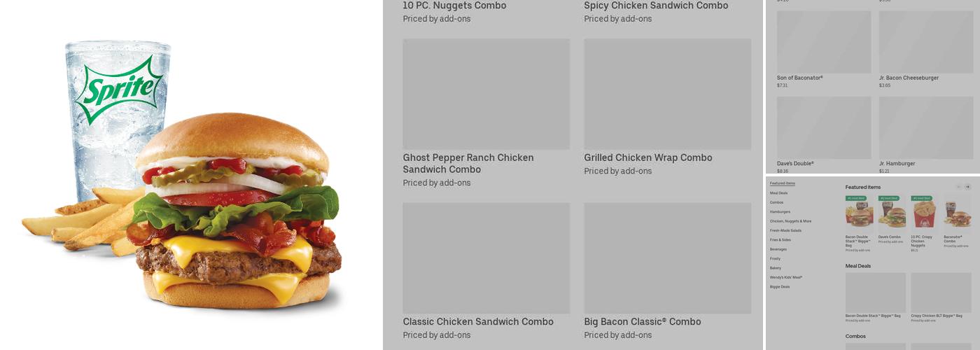 Wendy's Menu