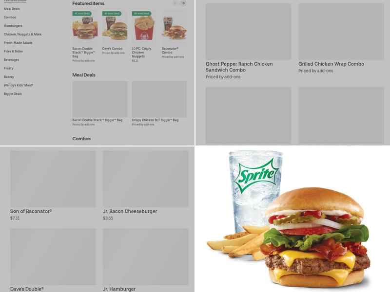 Wendy's Menu