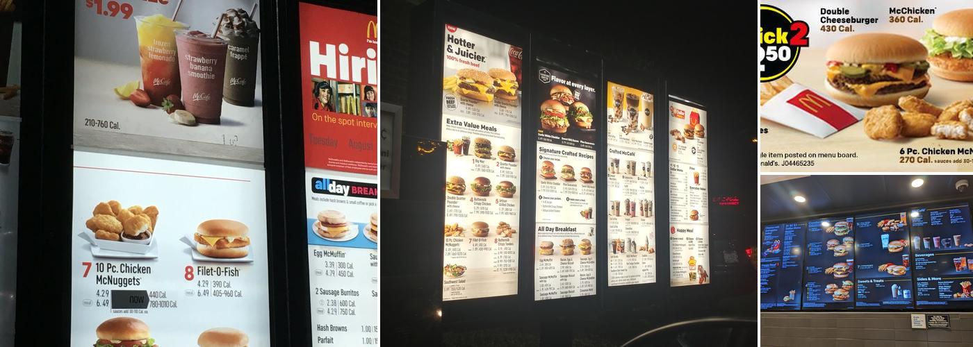 McDonald's Menu