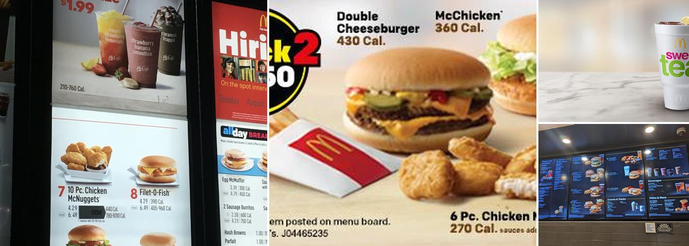 McDonald's Menu