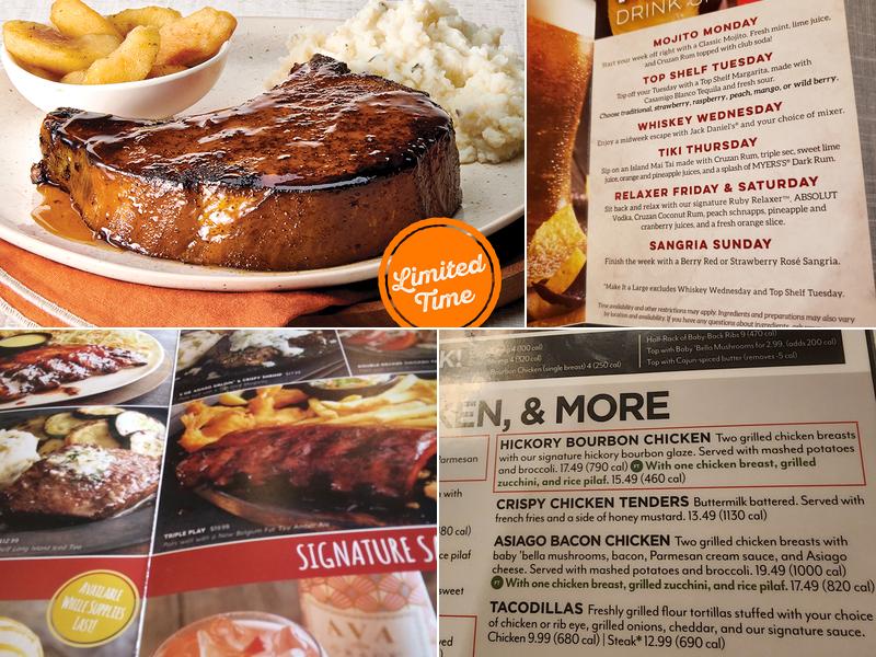 Ruby Tuesday Menu