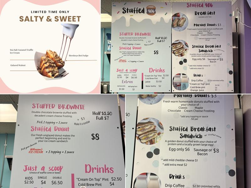 Stuffed 406 Menu