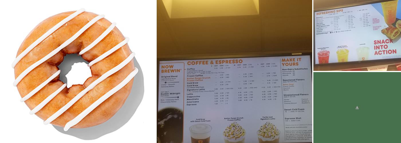 Dunkin' Menu