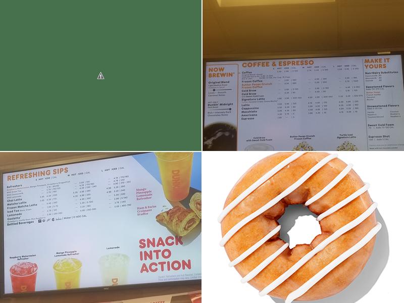 Dunkin' Menu