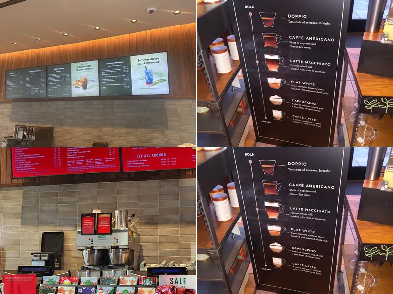 Starbucks Menu
