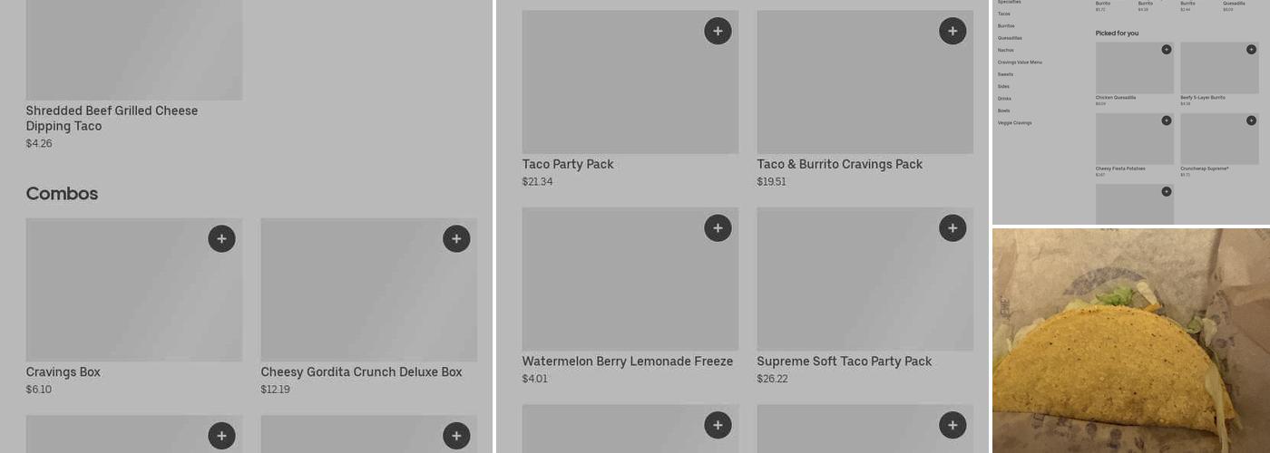Taco Bell Menu