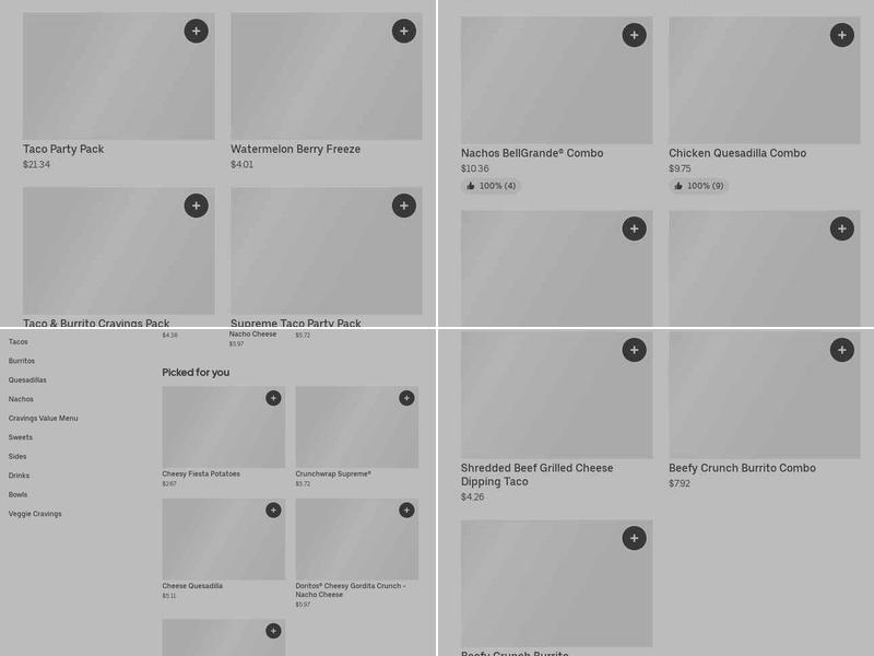 Taco Bell Menu