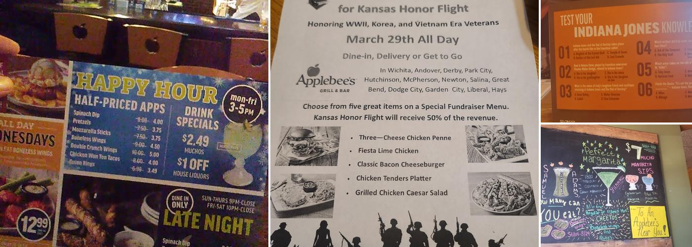 Applebee's Grill + Bar Menu