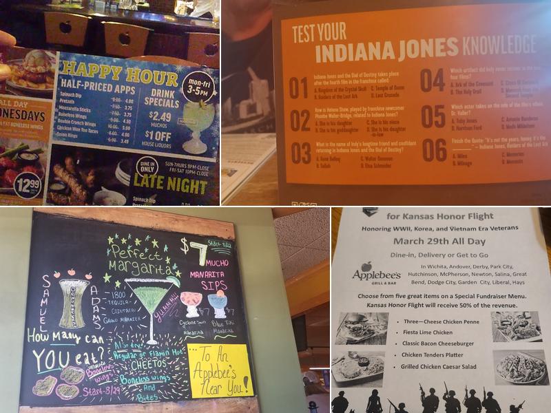 Applebee's Grill + Bar Menu