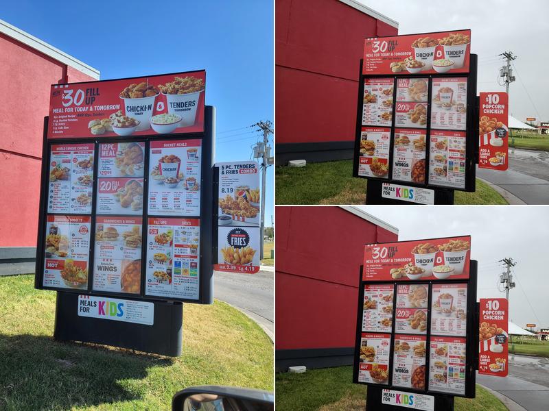 KFC Menu